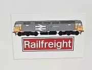 Class 47 47016 Fridge Magnet British Rail Locomotive large logo Railfreight Grey