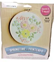 Leisure Arts Embroidery Kit “ Springtime”