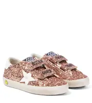 [Golden Goose Kids] Golden Goose Kids Old School glitter leather sneakers UK 2 multicoloured