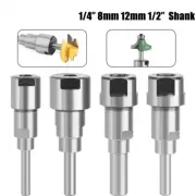 Metal Shank Router Bit Extension Rod Collets Chuck Engraving Milling 6-12mm