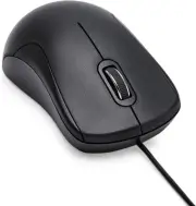 Amazon Basics 3-Button USB Wired Mouse - Standard, Black