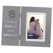 Int Designs Pet Remembrance 4x6 Hinged Picture Frame with Sentiment and Metal