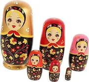 ADOCARN 1set Russian Nesting Dolls Toys for Boy Girl and Adults Safe Boy Girl Play Decorative Russian Christmas Ornaments Unique Birthdays and Festivals