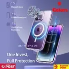 For iPhone 16 15 Plus 14 13 12 11 Pro Max Magsafe Case Magnetic Case Shockproof