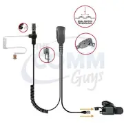 Pryme Quick Disconnect Police Lapel Mic Earpiece XTS5000 XTS2500 XTS3000 XTS