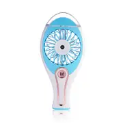 Rechargeable Spray Humidifier Portable Air Condition Cool Fan For Home Comfort Blue