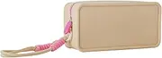 [Générique] Portable Cosmetic Bag, Silicone Makeup Organizer, Makeup Organizer Pouch, Cosmetic Organization Pouch, Portable Silicone Makeup Bag, Travel Cosmetic Organizer Pouch for Storing Brushes, Khaki, Se
