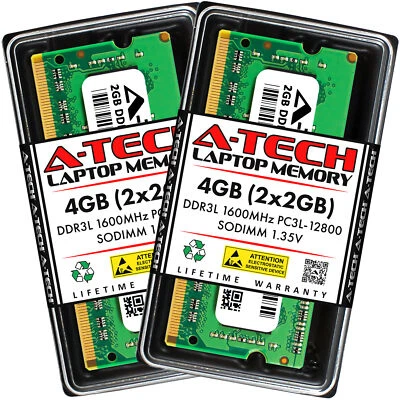 4GB 2x2GB PC3L-12800S MSI GT60 0ND GT60 0NE GT60-0NF GS70 2QD Stealth Memory RAM