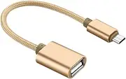 DOITOOL OTG to Micro Interface Micro USB Adaptor Cable Mobile Phone Adapter Cable Easy to Use
