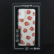 Coach New York Protective Clear Case For Samsung Galaxy S20+ Plus - Dreamy Peony