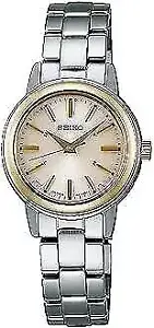 SEIKO Seiko Selection SSDY020 Brown Solar Radio Women's Watch New in Box