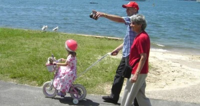 Push Handle Bar Bike Bicycle Assistance handle Parent Handle by Push me Home