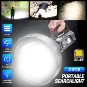 Rechargeable Spotlight Flashlights LED Super Bright Handheld 9000000 High Lumens