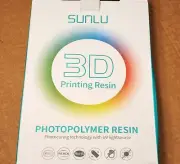 New Sunlu 3D Printing Resin, Solid Grey, High Temp 2KG Photopolymer Resin