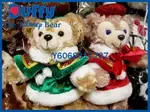 DISNEY SEA 迪士尼 達菲熊  雪莉玫 DUFFY BEAR SHELLIEMAY 冬季 耶誕節 聖誕節 吊飾 別針 絨毛 娃娃