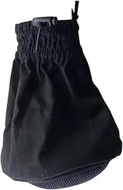 Eigell Blow Dryer Diffuser Sock Attachment Hair Salon Styling for Curly Hair Dustproof Cover, Black Mesh