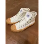全新/韓國EXCELSIOR 餅乾鞋焦糖白色高筒