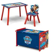 Delta Children - PAW Patrol 3-Piece Toddler Playroom Set – Includes Table, Chair