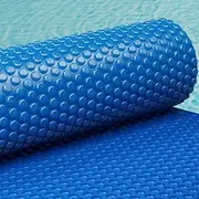 Aquabuddy Pool Cover Silver Blue 600 Micron 6.5x3m Swimming Pools Covers, Above Ground, Bubble Blanket Reel Rectangle Outdoor Blankets Heater Garden Water Summer