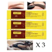 Tattoo SPMU Microblading VITAMIN A & D Ointment Healing AFTERCARE Cream Burn X 3
