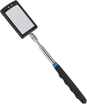 Vehicle Inspection Mirror,Telescoping LED Lighted Flexible Adjustable Inspection Mirror,360 Degree Swivel Extend Tool,Ideal Tool for Toolmakers,Machinists,Inspectors and Mechanics