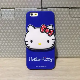 正版授權 三麗鷗 Hello Kitty 4.7吋 iPhone 6/6s 大頭捲線 手機保護殼