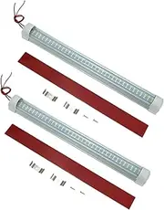 DRESSOOS 2 Sets 12vled Lights LED Interior Light Bar Car Interior Light Bar Car Light Strips Double Side Adhesive LED Light Bar Double-sided Adhesive Flood LED Car Lights White Pvc