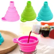 Foldable Silicone Funnel for Easy Storage and Travel Perfect for Fuel Beer Oil