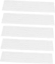 Tofficu Mounting Tape Double Sided Adhesive Tapes for Dolls 5 Sheets Removable No Trace for Wood Glass Metal Plastic