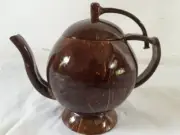 Coconut Shell Jug Water Coffee Tea Natural Hand Craft Gift Home Decorate Artful