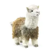 Folkmanis Alpaca 48cm Animal Hand Puppet Kids/Children Storytelling Play Toy 3+