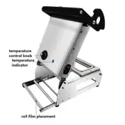 Hand Press Sealing Machine Small Cooked Food Box Sealing Packaging Machine