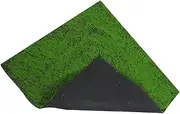 Artificial Plant Leaves Mat Green Fake Grass Turf Micro-Landscape Home Office Decor Evergreen