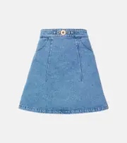 [Patou] Patou Cotton miniskirt AU 6 blue