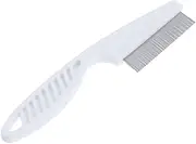PEPLAYTAL Durable Pet Grooming Brush Tool for Cats and Dogs Efficient Flea Removal Comb with Ergonomic Design Comfortable Grip Material for Easy Cleaning Random Color