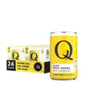 Q LIGHT TONIC WATER with Real Quinine & Organic Agave - Ideal for Cocktails &...