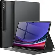 [JETech] Case for Samsung Galaxy Tab S10 Ultra/Tab S9 Ultra 14.6-Inch with S Pen Holder, Slim Folio Stand Protective Tablet Cover, Multi-Angle Viewing (Graphite Black)