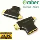 【酷購Cutego】amber HDMI 1.4 mini HDMI/ micro HDMI轉HDMI轉接頭 手機/平板/ultrabook專用 ACD2,免運