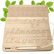 Montessori Cursive Alphabet Tracing Board | Alphabet Letters | ABC Tracing | ...