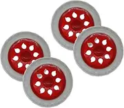 Generic 4pcs Shopping Cart Wheels Wheel Dolly Wheeled Portable Casters Roues Pour Carts Storage Cart Four Wagon Utility Cart Duffle Storage Cart Trolleys Kit Seat Plastic