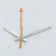 Silver Trim Orange Second Hand with Lume Watch Hands for Asian 8215/2813/8205