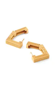 [IVI] Small Aurelia Gold-Plated Hoop Earrings