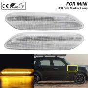 Abs Dynamic LED Side Marker Lights Flash Turn Sign For Mini Cooper R60 MN4 (for: Mini)