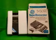 Vtg GE Model 3-5090 Portable Cassette Recorder Tape Player NEW