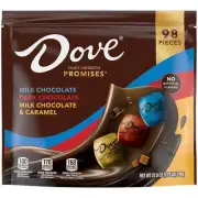 Mars Dove 98 pcs. Promises Variety Pack, Milk & Dark Chocolate Candy Free S/H
