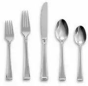 Gorham Column Frosted 5 Piece Place Setting