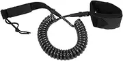 Surf Board Leash, Premium Stand Up Paddle Board Rope Wrist Strap, Bodyboard TPU Surfboard Coiled Wrist Leash, for Paddleboard, Shortboard, Longboard