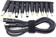 Gyorwst 100W Type-C to Round Port Laptop Adapter Connector Plug DC Power Adapter Laptop PD Fast Charge Charging Adapter