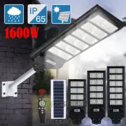 1600W 990000000LM Lamparas Solares Luz LED Luces Para Exterior De Calle w/Remoto