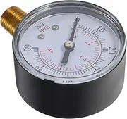 Gatuida 1Set Professional Water Pressure Gauge for Swimming Pools and Aquariums Pressure Gauge with Connection for Accurate Pressure Testing